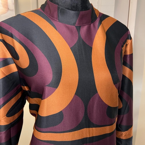 Ashley Stewart Contemporary Long Sleeve Dress - Picture 2 of 6